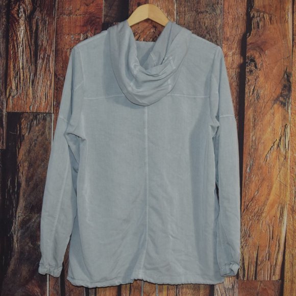 O'NEILL Women's Sz L Full Zip  Gray  Hooded JACKET - Picture 4 of 6